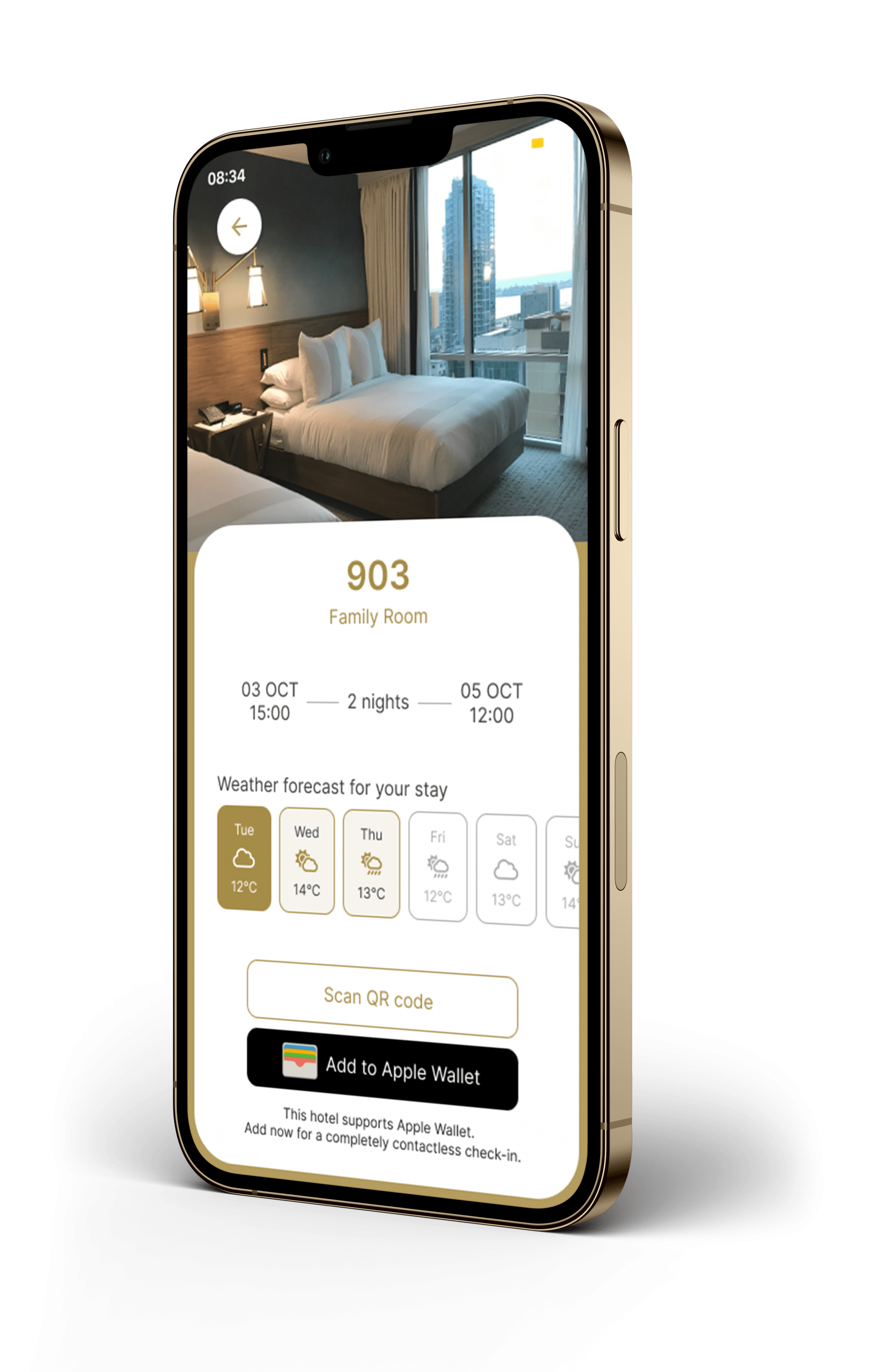 Appless mobil innsjekkingsapp for hoteller