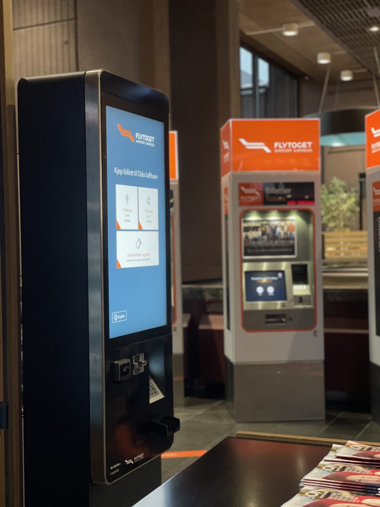 29 ticket vending machines to Flytoget Airport Express Arribatec Hospitality was awarded the contract of 29 new ticket vending machines to the Norwegian high-speed airport railway service. The contract has a value of approximately NOK 22 million.