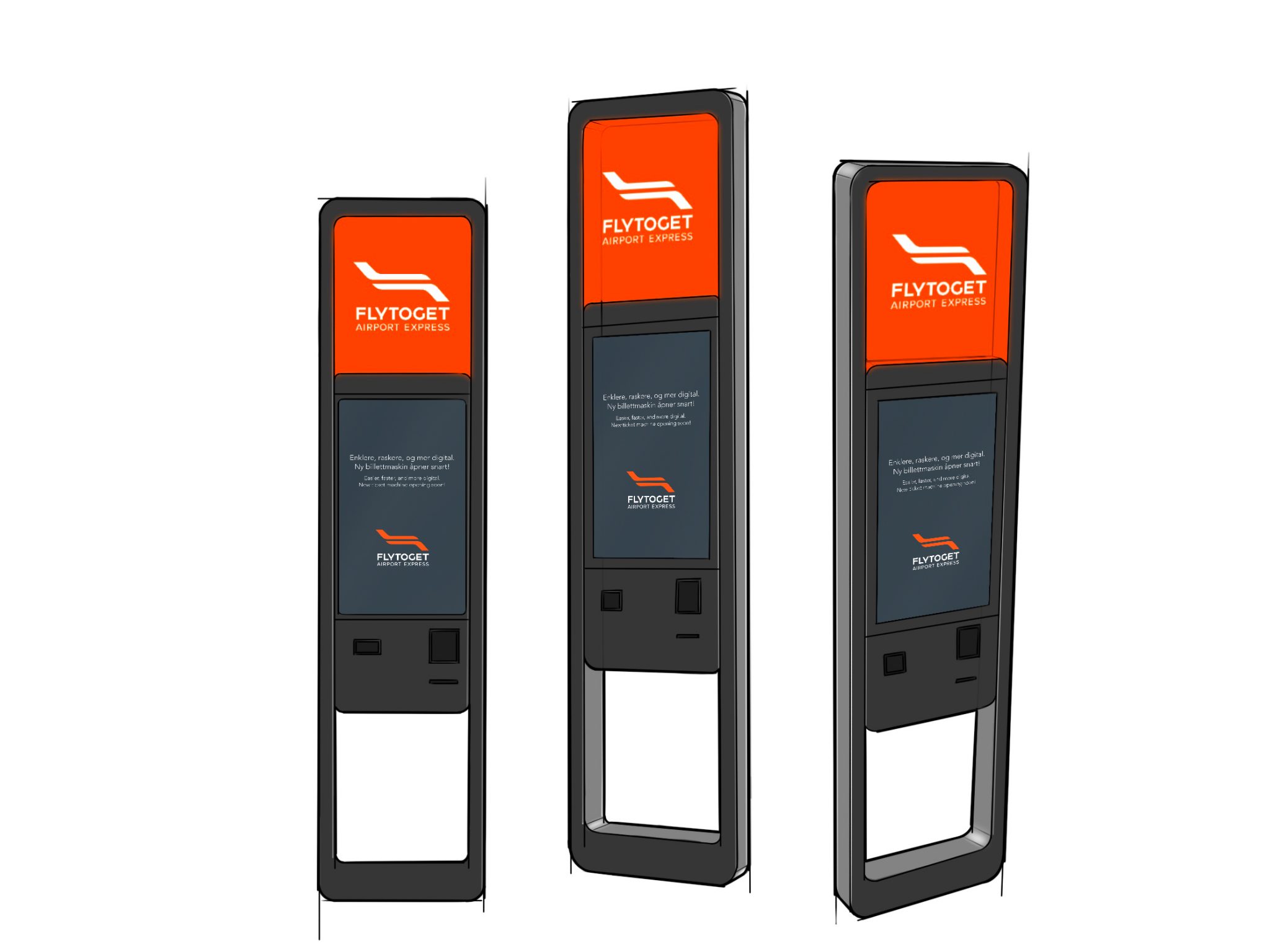 29 ticket vending machines to Flytoget Airport Express Arribatec Hospitality was awarded the contract of 29 new ticket vending machines to the Norwegian high-speed airport railway service. The contract has a value of approximately NOK 22 million.