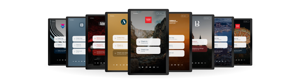 Hospitality products — Kiosk screens