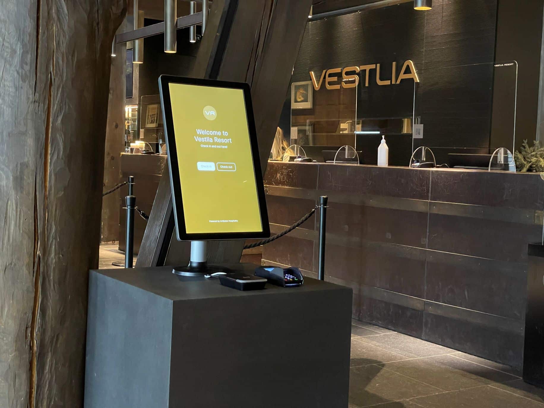 Vestlia resort reinstalls our self-service kiosk